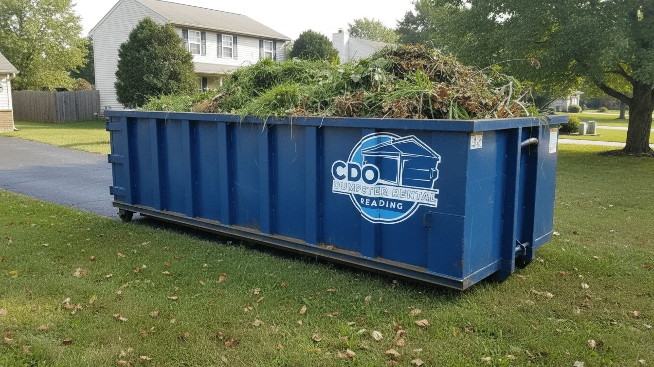 Yard Waste Dumpster Rental Reading PA-img